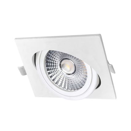 Світлодіодний вбудований світильник LED/18W/230V 4000K 11,5x11,5 см білий