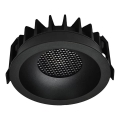 Світлодіодний вбудований світильник LED/24W/230V 3000/4000/6400K ø 13,5 см чорний