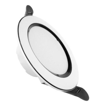 Світлодіодний вбудований світильник LED/7,5W/230V 4000K білий/чорний