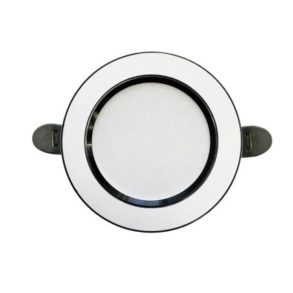 Світлодіодний вбудований світильник LED/7,5W/230V 4000K білий/чорний