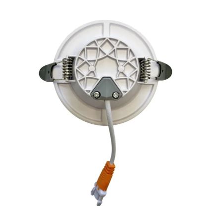 Світлодіодний вбудований світильник LED/7,5W/230V 4000K білий/чорний