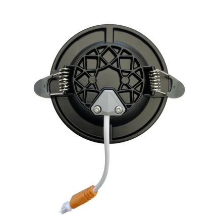 Світлодіодний вбудований світильник LED/7,5W/230V 4000K чорний