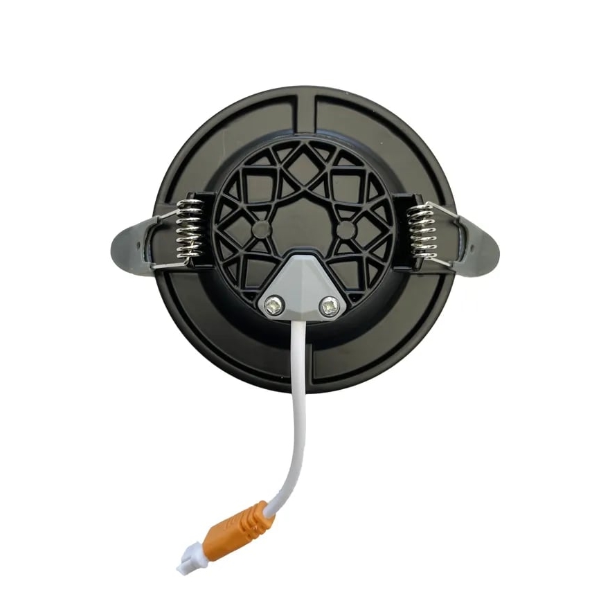 Світлодіодний вбудований світильник LED/7,5W/230V 4000K чорний