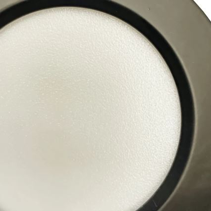 Світлодіодний вбудований світильник LED/7,5W/230V 4000K чорний
