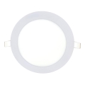 Світлодіодний вбудований світильник QTEC LED/15W/230V 4200K діаметр 18,8 см