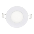 Світлодіодний вбудований світильник QTEC LED/3W/230V 6500K діаметр 8,3 см