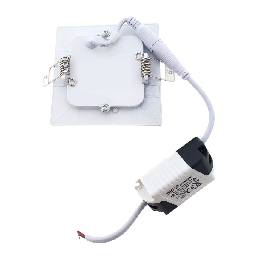 Світлодіодний вбудований світильник QTEC LED/3W/230V 6500K 8,3x8,3 см