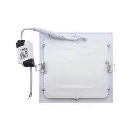 Світлодіодний вбудований світильник QTEC LED/9W/230V 6500K 14,6x14,6 см
