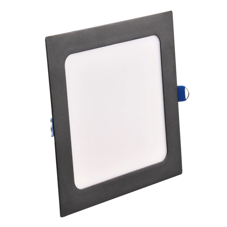 Світлодіодний вбудований світильник RIGEL LED/10W/230V 4000K 16,8x16,8 см чорний