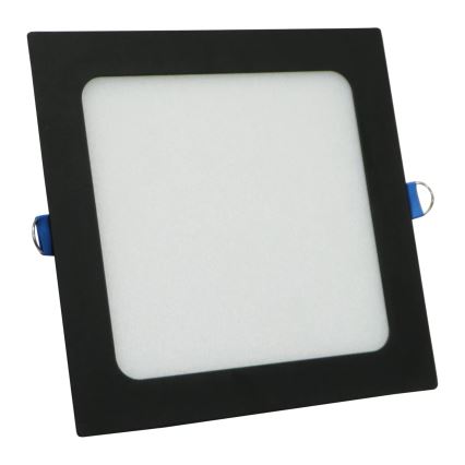 Світлодіодний вбудований світильник RIGEL LED/10W/230V 4000K 16,8x16,8 см чорний