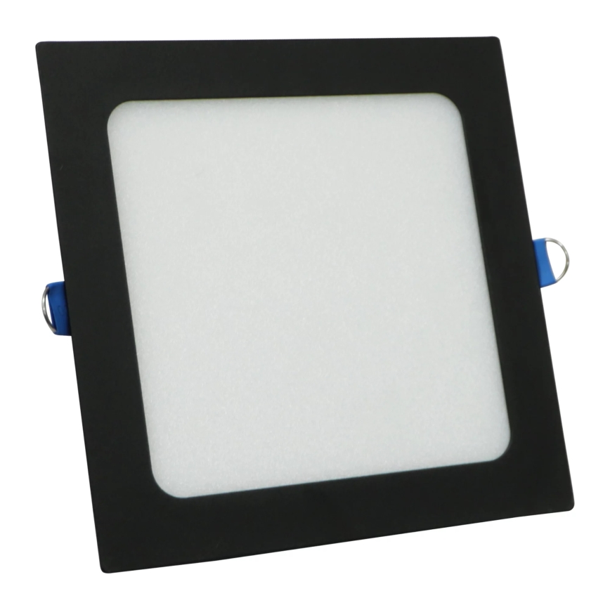 Світлодіодний вбудований світильник RIGEL LED/10W/230V 4000K 16,8x16,8 см чорний