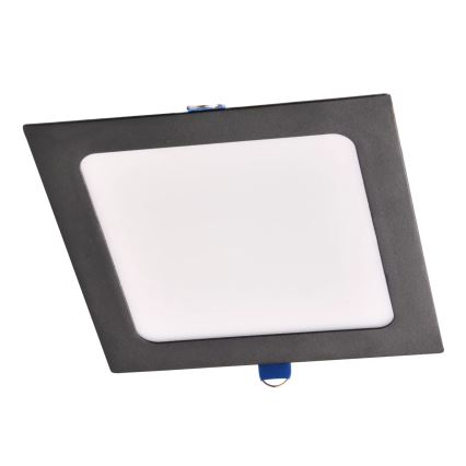 Світлодіодний вбудований світильник RIGEL LED/10W/230V 4000K 16,8x16,8 см чорний