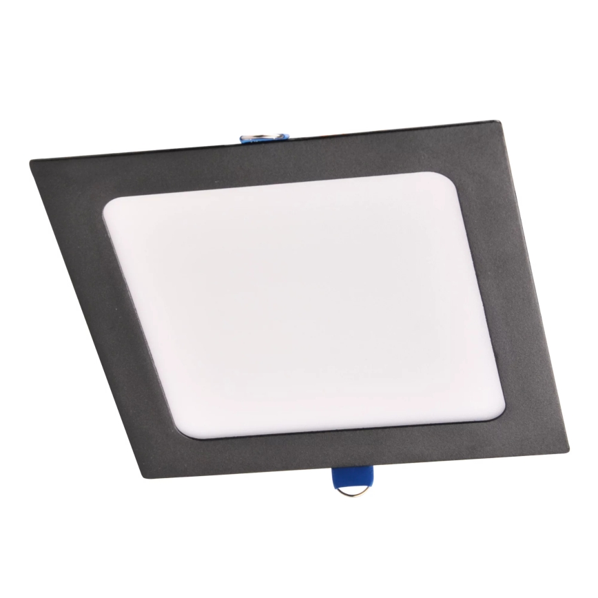 Світлодіодний вбудований світильник RIGEL LED/10W/230V 4000K 16,8x16,8 см чорний