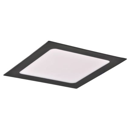 Світлодіодний вбудований світильник RIGEL LED/10W/230V 4000K 16,8x16,8 см чорний