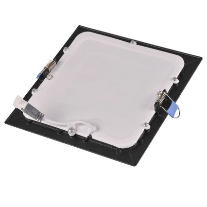 Світлодіодний вбудований світильник RIGEL LED/10W/230V 4000K 16,8x16,8 см чорний