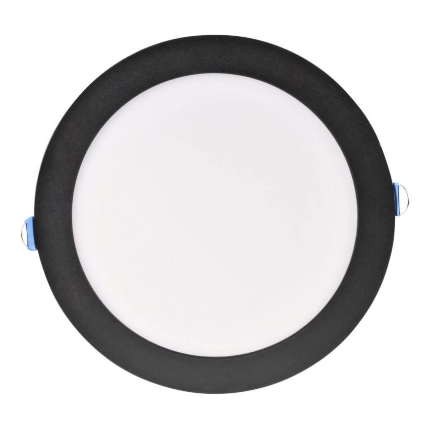 Світлодіодний вбудований світильник RIGEL LED/14W/230V 4000K діаметр 22 см чорний