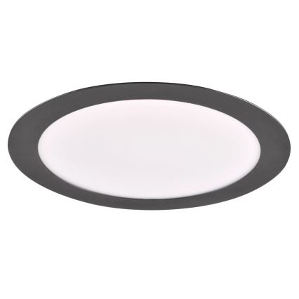 Світлодіодний вбудований світильник RIGEL LED/14W/230V 4000K діаметр 22 см чорний