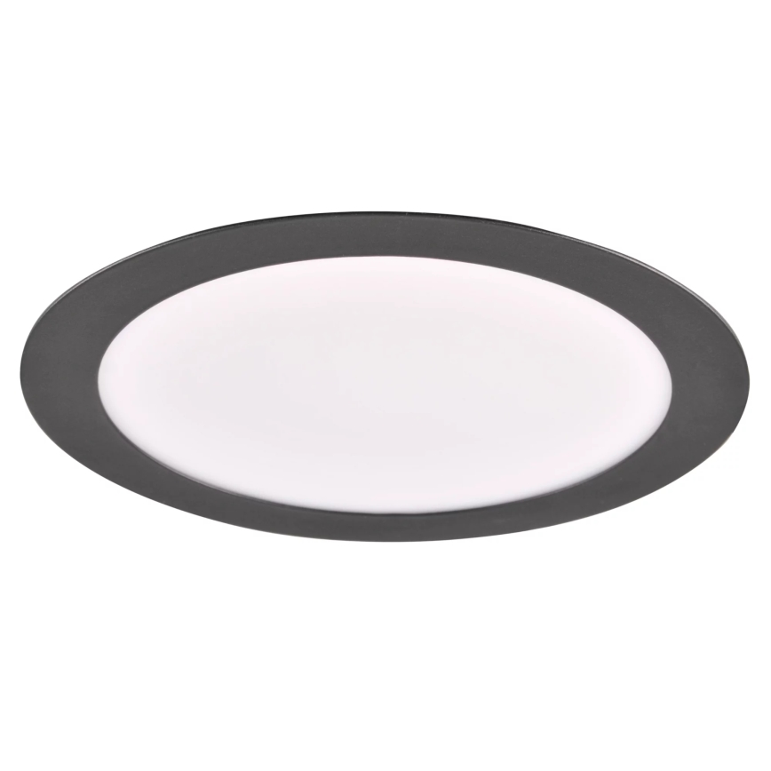 Світлодіодний вбудований світильник RIGEL LED/14W/230V 4000K діаметр 22 см чорний