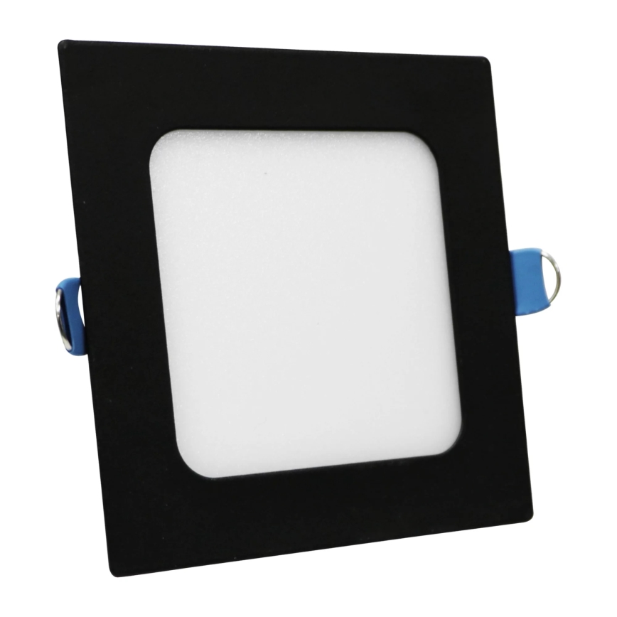 Світлодіодний вбудований світильник RIGEL LED/4,8W/230V 4000K 11,8x11,8 см чорний