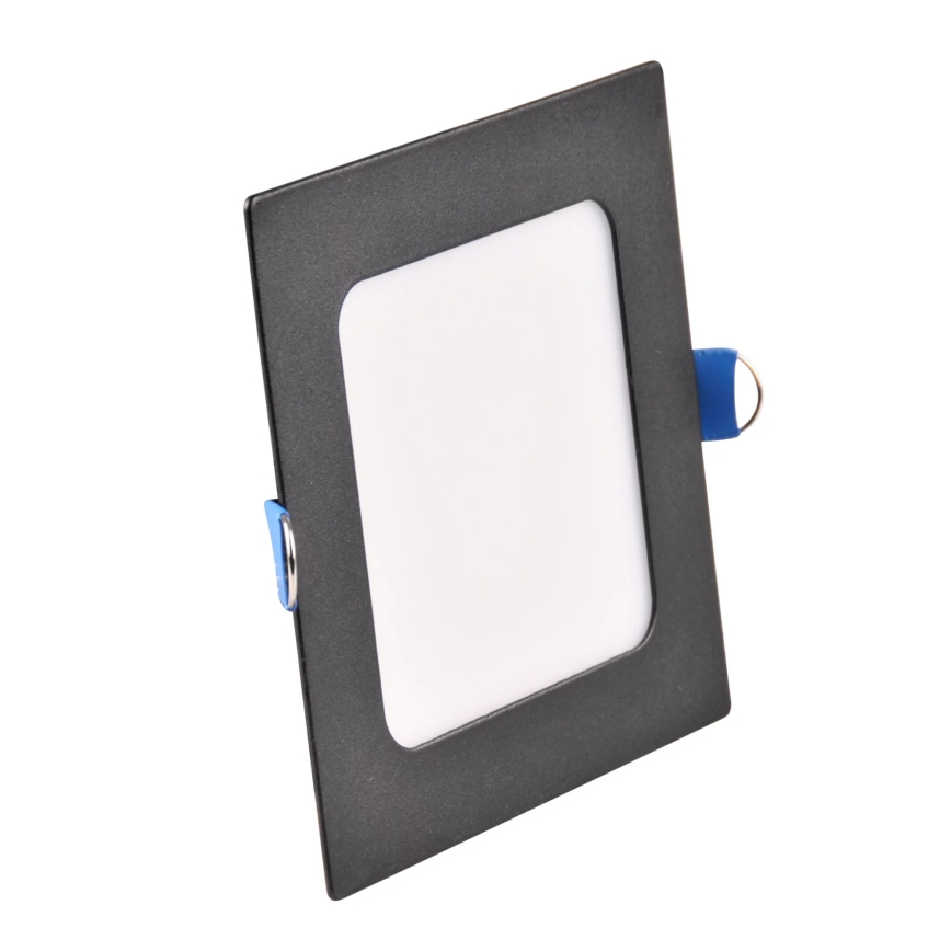 Світлодіодний вбудований світильник RIGEL LED/4,8W/230V 4000K 11,8x11,8 см чорний