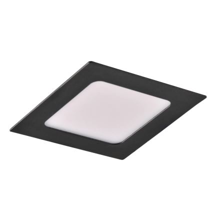 Світлодіодний вбудований світильник RIGEL LED/4,8W/230V 4000K 11,8x11,8 см чорний