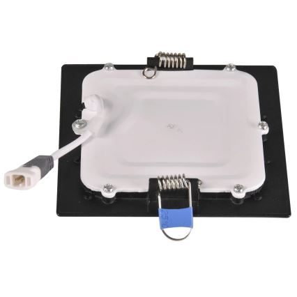 Світлодіодний вбудований світильник RIGEL LED/4,8W/230V 4000K 11,8x11,8 см чорний