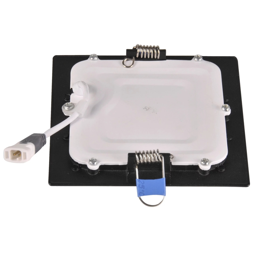 Світлодіодний вбудований світильник RIGEL LED/4,8W/230V 4000K 11,8x11,8 см чорний