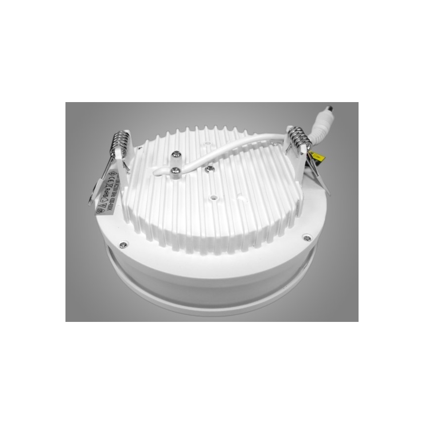 Світлодіодний вбудований світильник SLATER LED/12W/230V 4500K діаметр 12 см