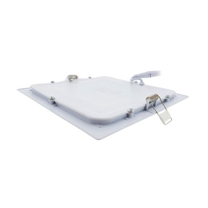 Світлодіодний вбудований світильник SQUARE LED/15W/230V 6500K 18,8x18,8 см білий