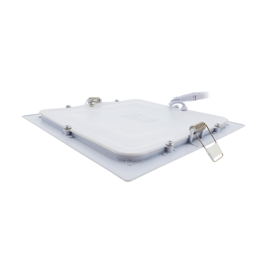 Світлодіодний вбудований світильник SQUARE LED/15W/230V 6500K 18,8x18,8 см білий