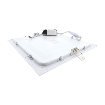 Світлодіодний вбудований світильник SQUARE LED/18W/230V 2700K 22x22 см білий