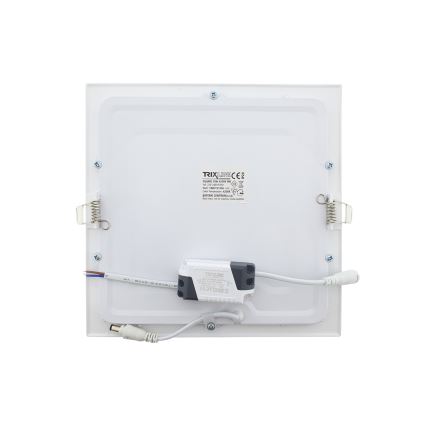 Світлодіодний вбудований світильник SQUARE LED/18W/230V 4200K 22x22 см білий