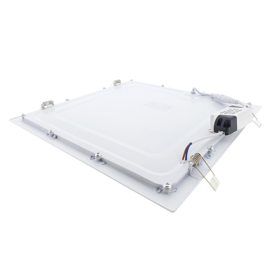 Світлодіодний вбудований світильник SQUARE LED/24W/230V 4200K 29,2x29,2 см білий