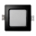 Світлодіодний вбудований світильник SQUARE LED/3W/230V 4000K 9x9 см чорний