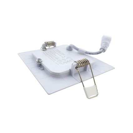Світлодіодний вбудований світильник SQUARE LED/3W/230V 4200K 8,3x8,3 см білий
