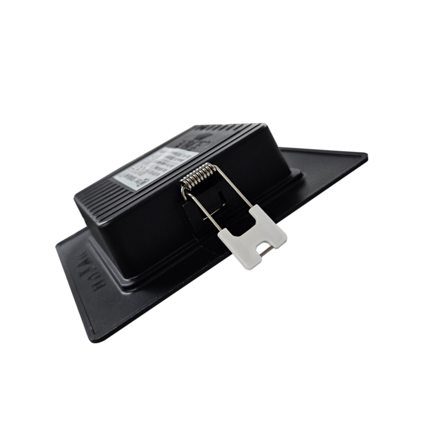 Світлодіодний вбудований світильник SQUARE LED/6W/230V 4000K 12x12 см чорний