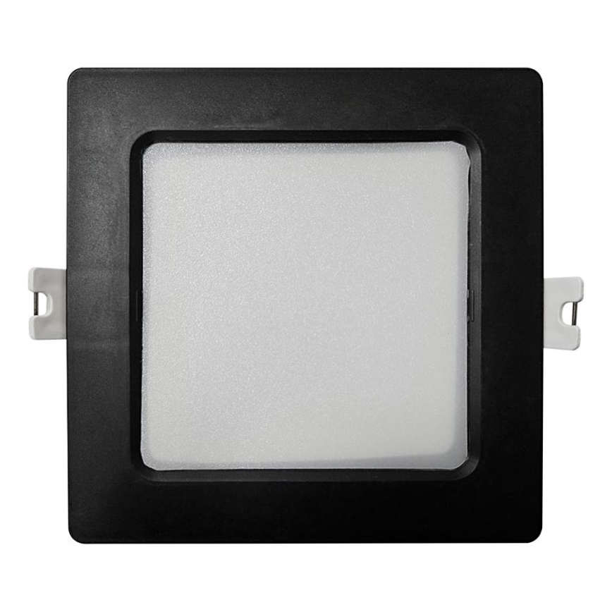Світлодіодний вбудований світильник SQUARE LED/6W/230V 4000K 12x12 см чорний