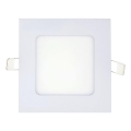 Світлодіодний вбудований світильник SQUARE LED/6W/230V 4200K 11,8x11,8 см білий