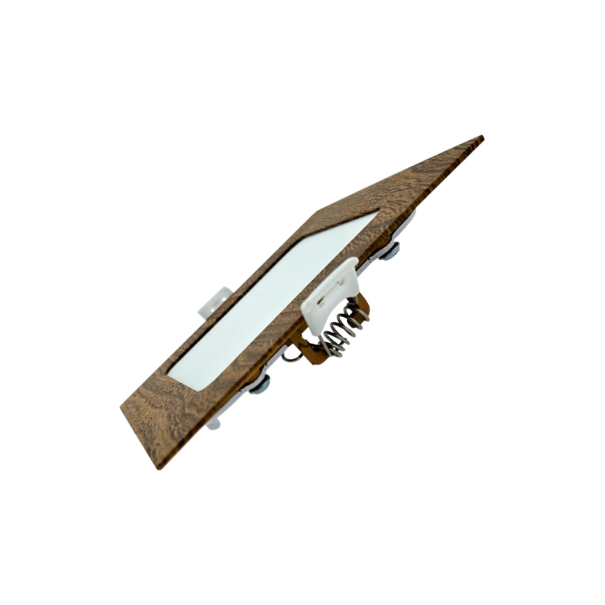 Світлодіодний вбудований світильник SQUARE LED/6W/230V 4200K 11,8x11,8 см коричневий