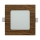 Світлодіодний вбудований світильник SQUARE LED/6W/230V 4200K 11,8x11,8 см коричневий