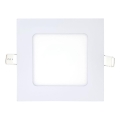 Світлодіодний вбудований світильник SQUARE LED/6W/230V 6500K 11,8x11,8 см білий