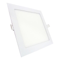 Світлодіодний вбудований світильник SQUARE LED/9W/230V 4200K 14,6x14,6 см білий