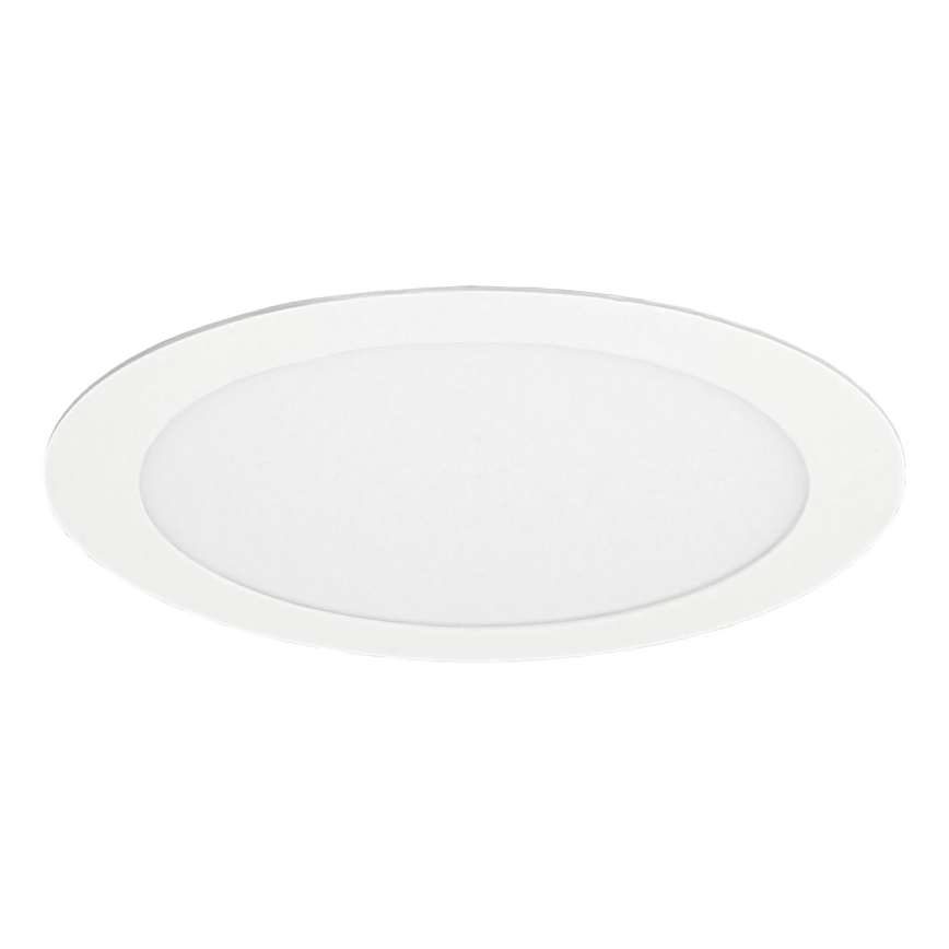 Світлодіодний вбудований світильник VEGA LED/12W/230V 2900/3900/5800K діаметр 17,5 см білий