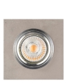 Світлодіодний вбудований світильник VITAR 1xGU10/5W/230V CRI 90 бетон – FSC сертифіковано
