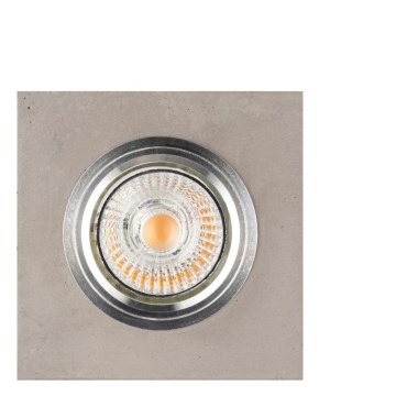 Світлодіодний вбудований світильник VITAR 1xGU10/5W/230V CRI 90 бетон – FSC сертифіковано