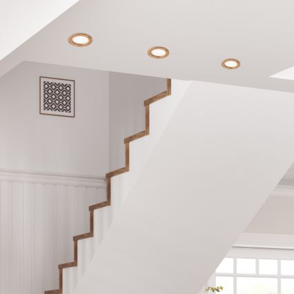 Світлодіодний вбудований світильник WOODY SPOT LED/12,5W/230V 3000K дуб ø 16 см