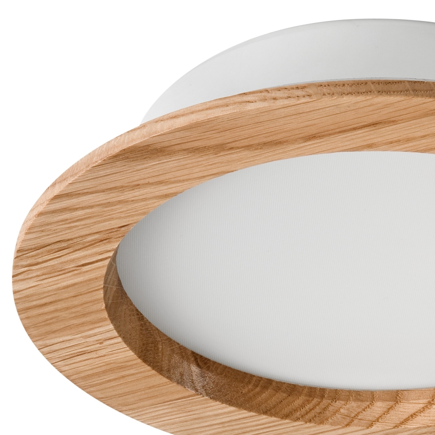 Світлодіодний вбудований світильник WOODY SPOT LED/16,5W/230V 4000K дуб ø 18,5 см