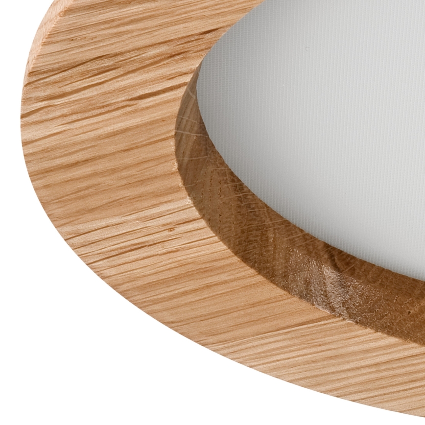 Світлодіодний вбудований світильник WOODY SPOT LED/16,5W/230V 4000K дуб ø 18,5 см
