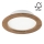 Світлодіодний вбудований світильник WOODY SPOT LED/16,5W/230V 4000K волоський горіх ø 18,5 см
