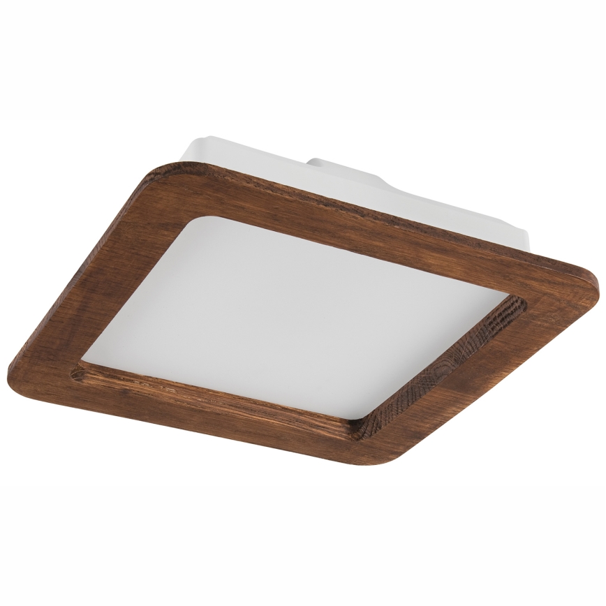 Світлодіодний вбудований світильник WOODY SPOT LED/17W/230V 3000K вишня 18,5x18,5 cm